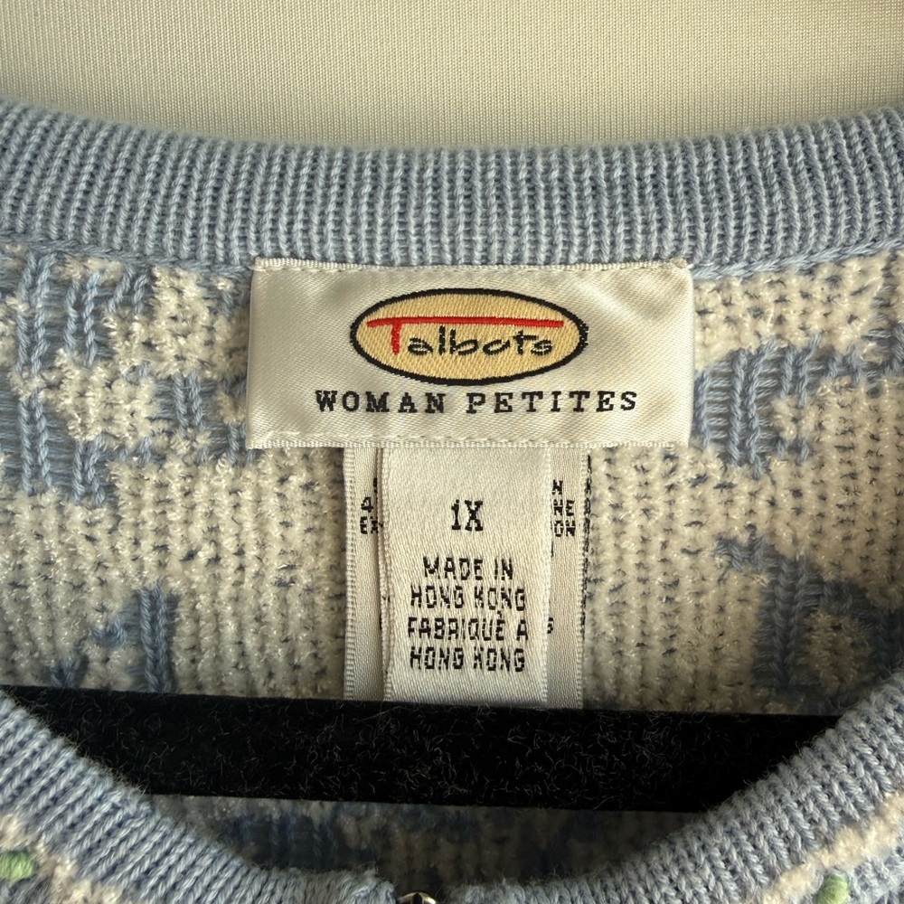 Talbots zip up sweater • women’s 1X - Picture 2 of 6